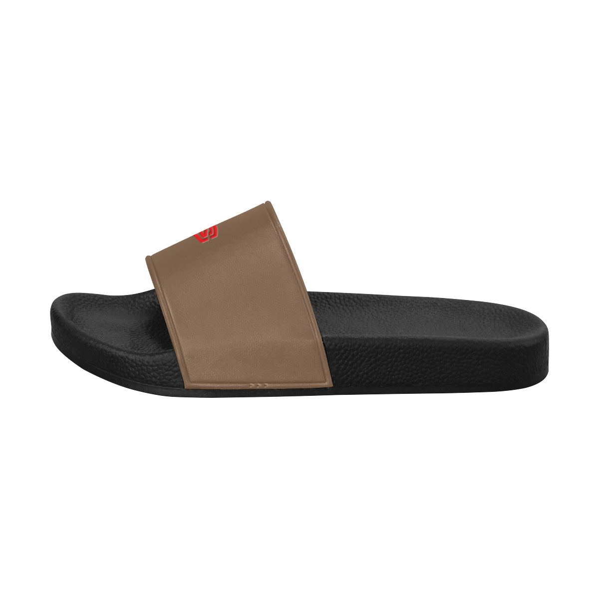 red logo Women's Slide Sandals (Model 057)