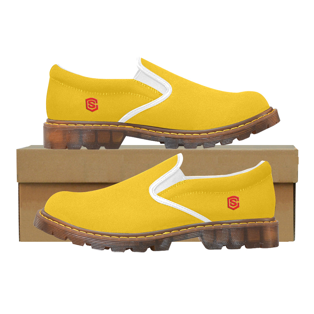 red logo Martin Women's Slip-On Loafer (Model 12031)