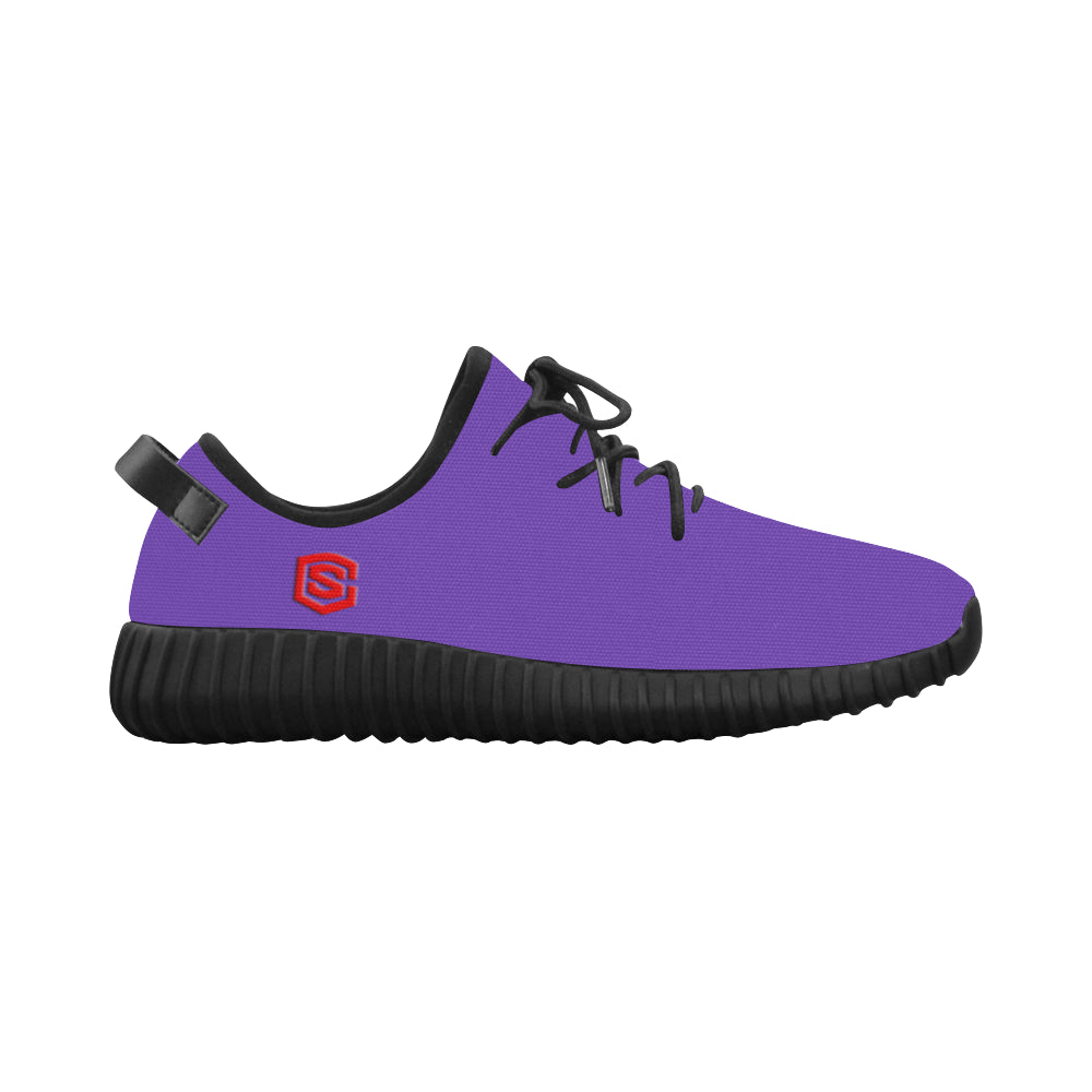 red logo Grus Men's Breathable Woven Running Shoes (Model 022)