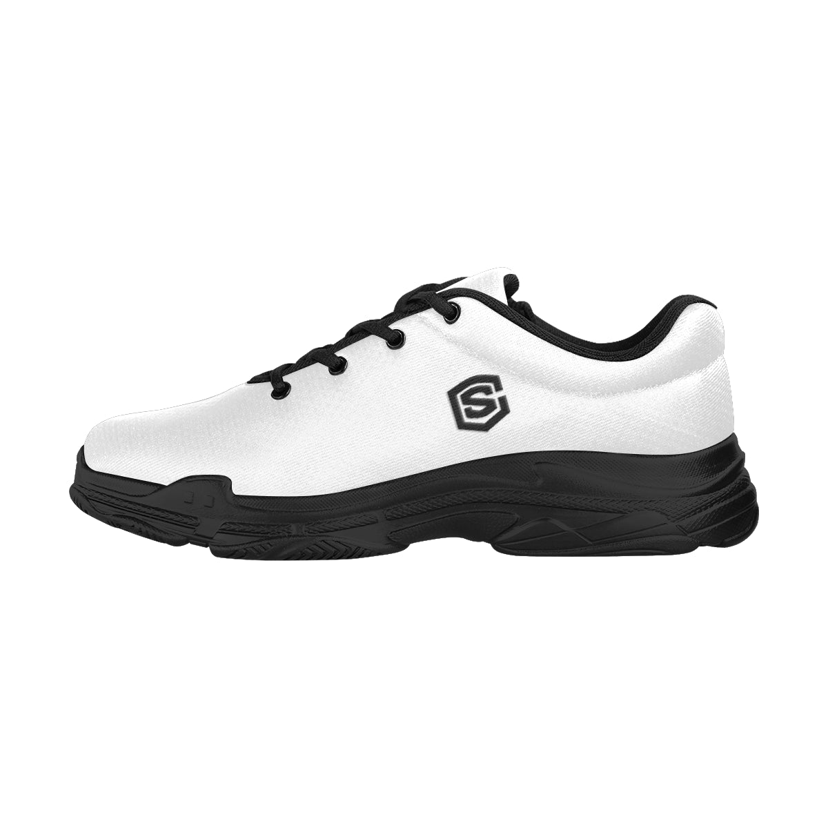 black logo Lyra Men's Running Shoes (Model 058)
