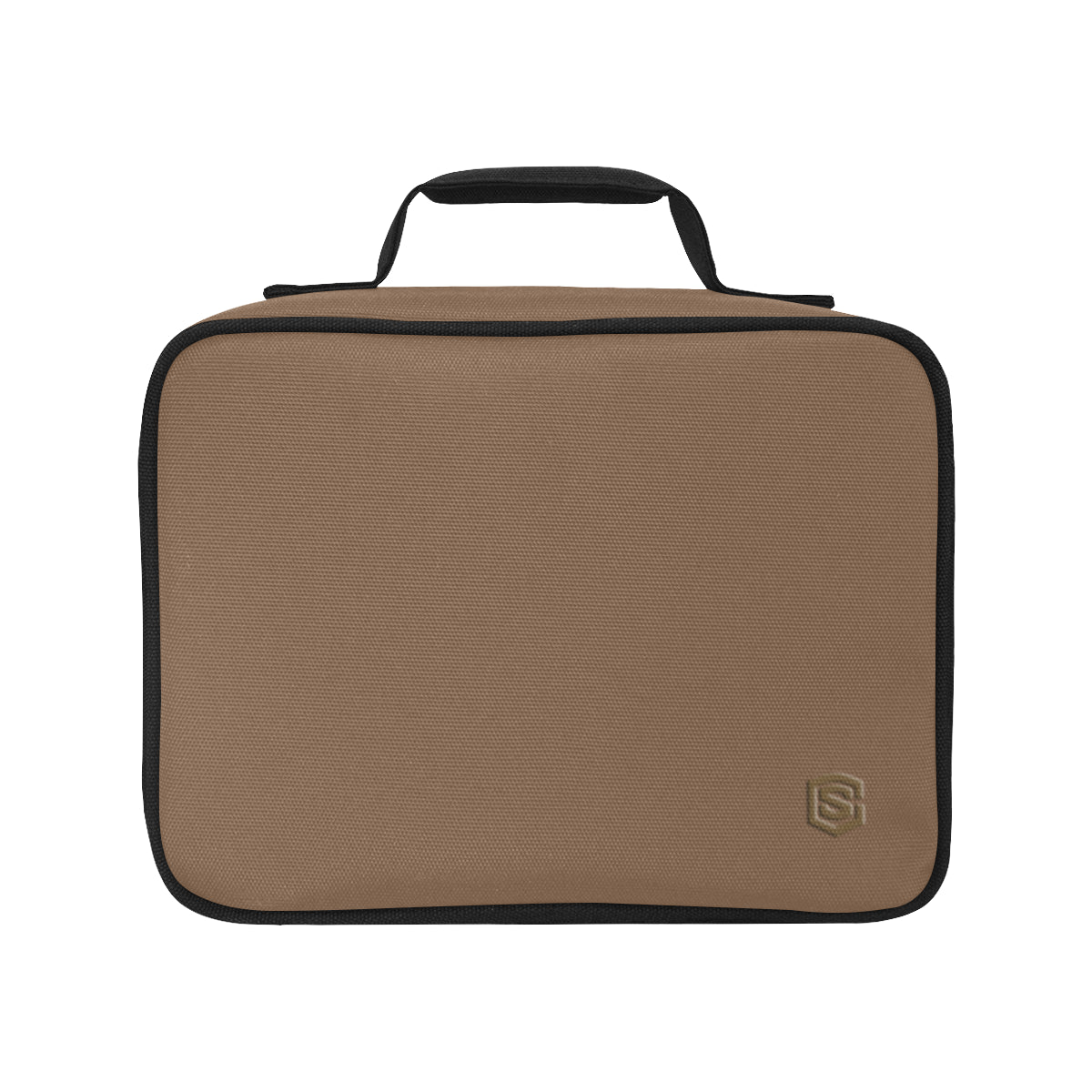 DARK GREEN PROTABLE STORAGE BAG brown logo Portable Storage Bag (Model 1690)