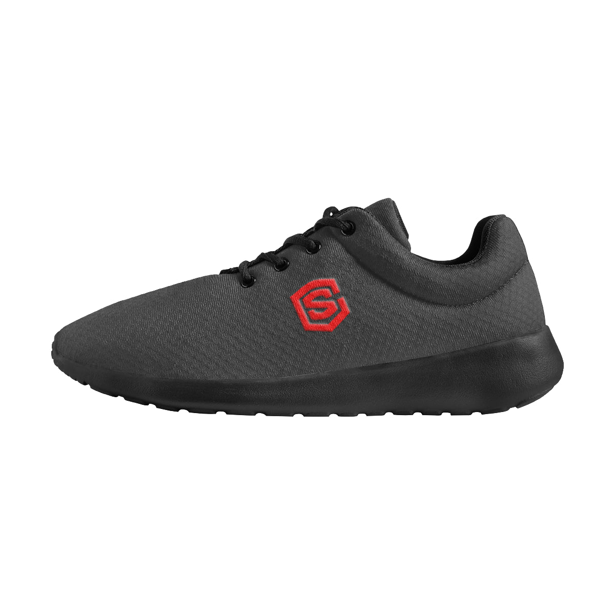Red logo Men's Athletic Shoes (Model 0200)