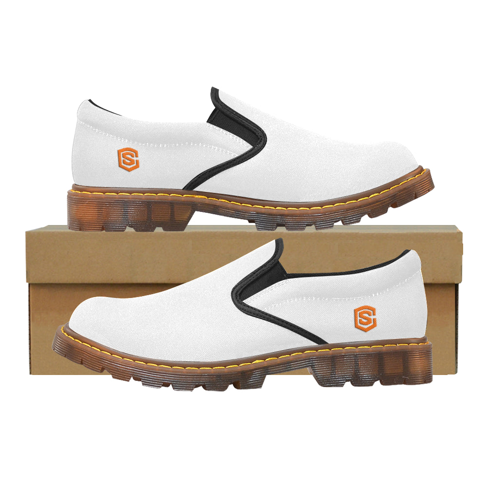 orange logo Martin Men's Slip-On Loafer (Model 12031)