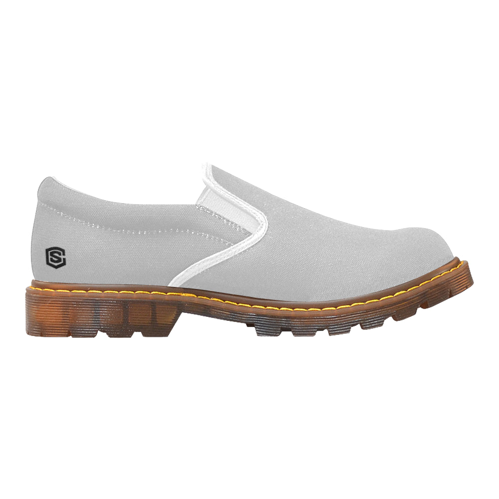 black logo Martin Women's Slip-On Loafer (Model 12031)