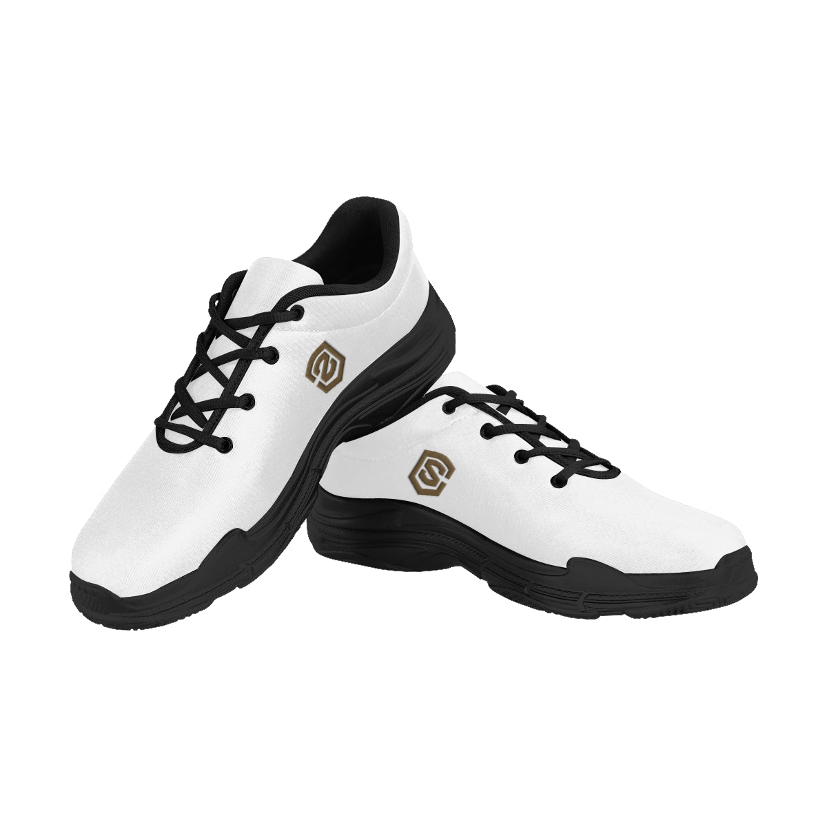 brown logo Lyra Men's Running Shoes (Model 058)