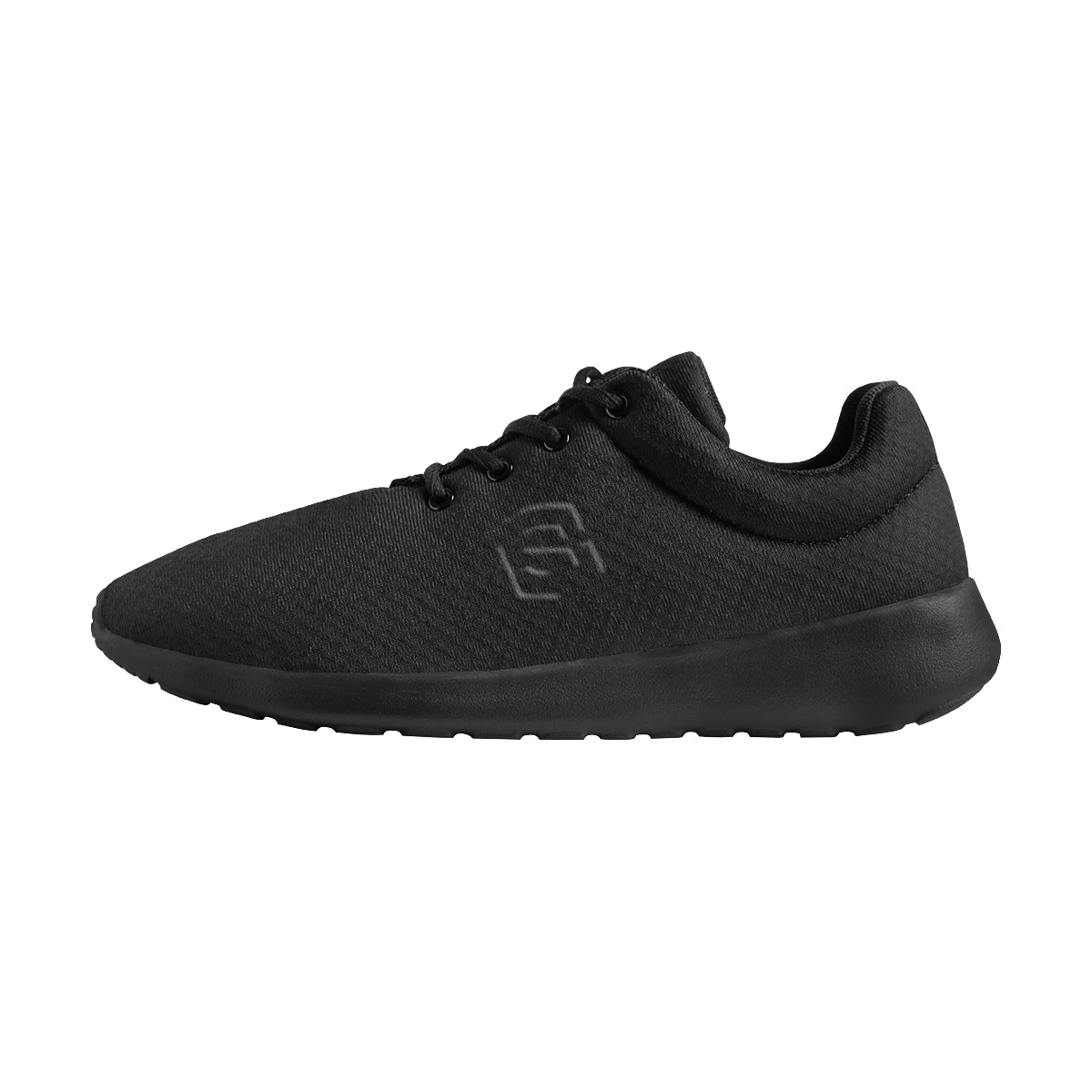 Black logo Men's Athletic Shoes (Model 0200)