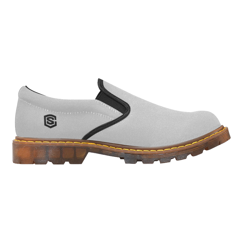 black logo Martin Men's Slip-On Loafer (Model 12031)