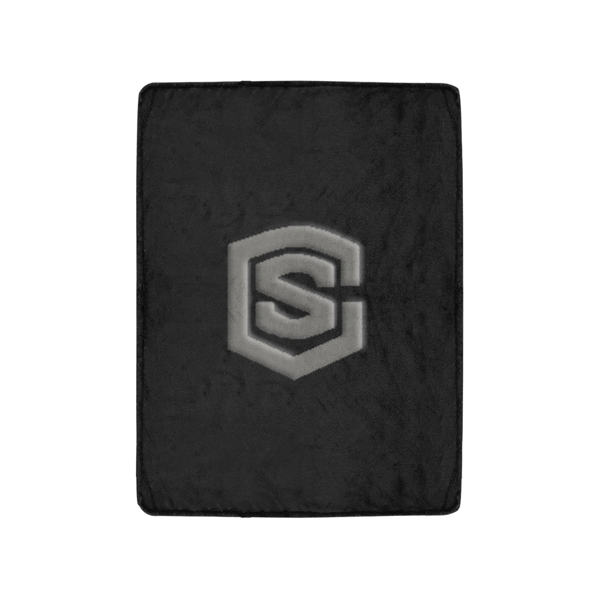 Black Ultra-Soft Micro Fleece Blanket with Gray Logo Ultra-Soft Micro Fleece Blanket 30"x40"