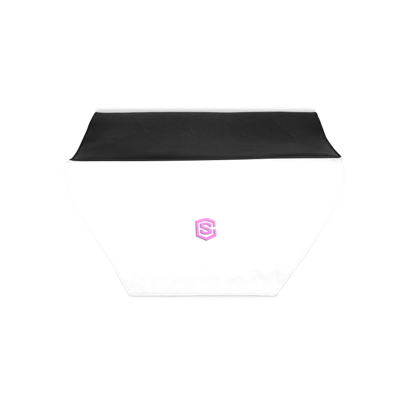 WHITE CLUTCH BAG pink logo Clutch Bag (Model 1630)