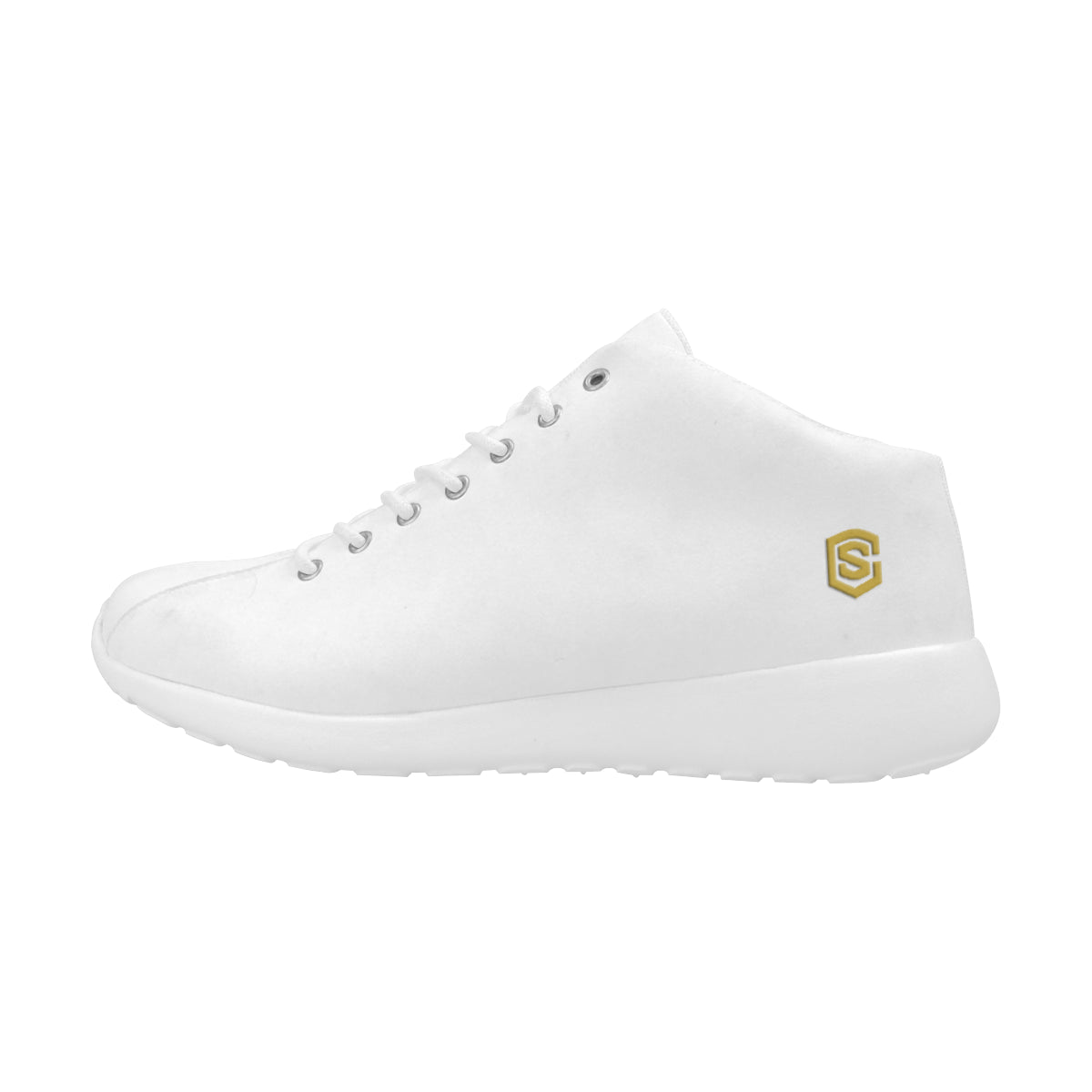 gold logo Men's Basketball Training Shoes (Model 47502)