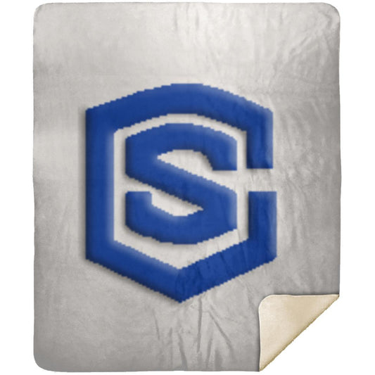 blue (2) MSHM Premium Mink Sherpa Blanket 50x60