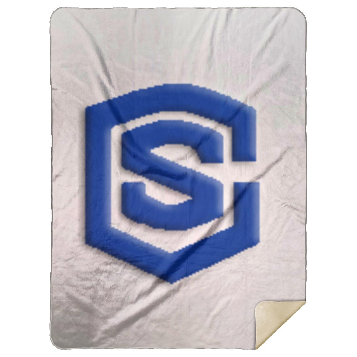 blue (2) MSHL Premium Mink Sherpa Blanket 60x80