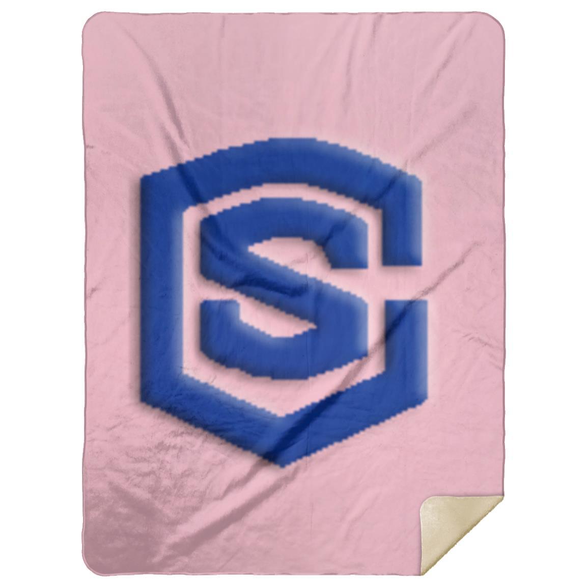 blue (2) MSHL Premium Mink Sherpa Blanket 60x80