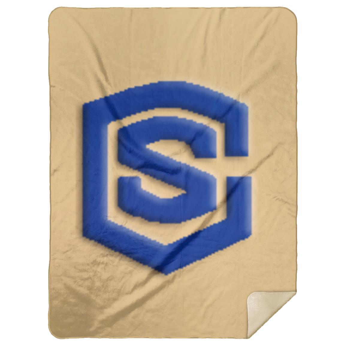 blue (2) MSHL Premium Mink Sherpa Blanket 60x80