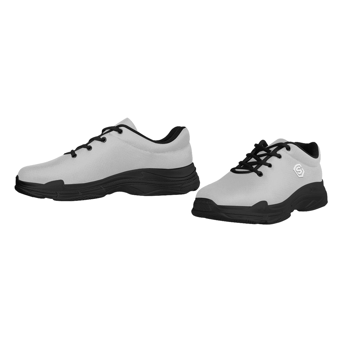 white logo Lyra Men's Running Shoes (Model 058)