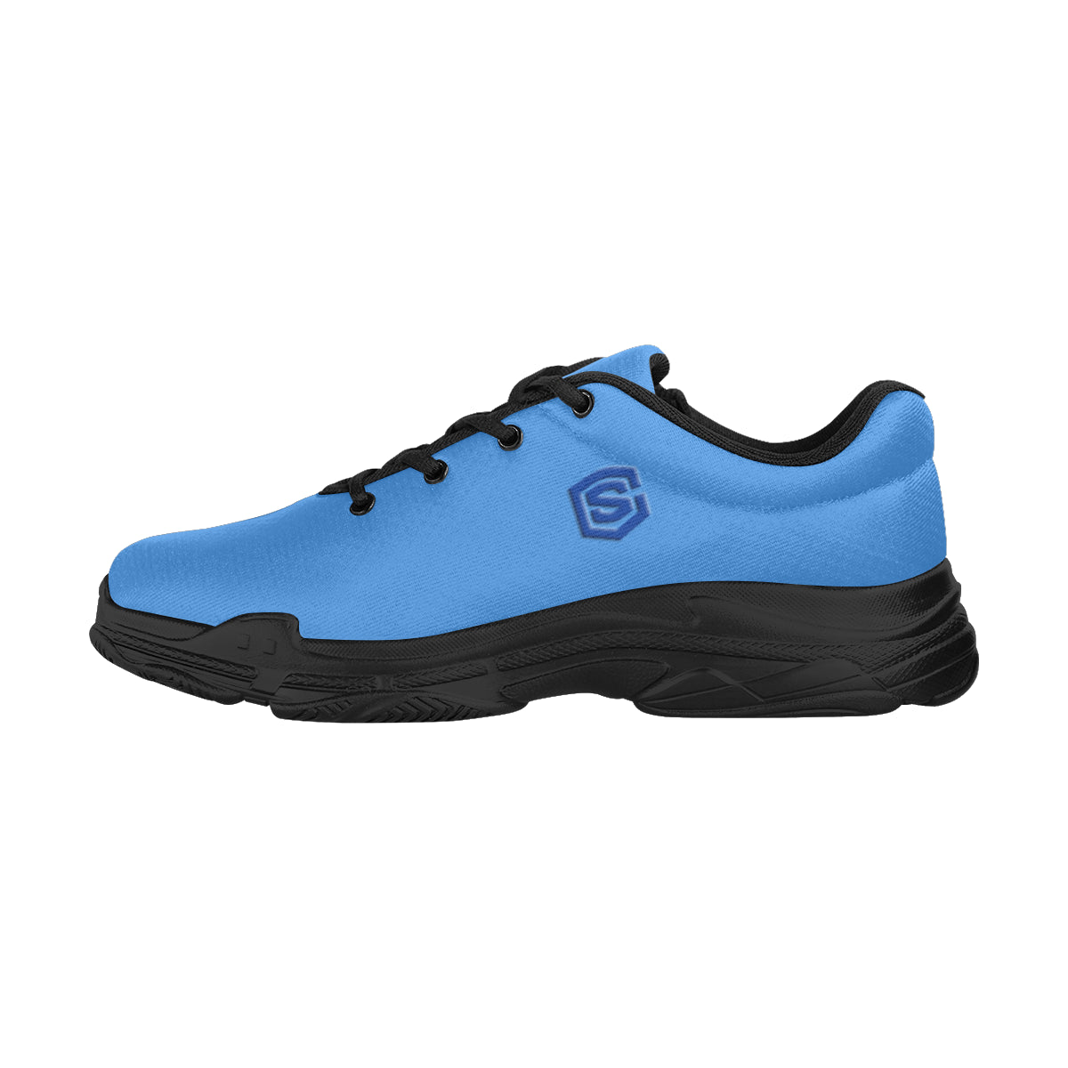 blue logo Lyra Men's Running Shoes (Model 058)