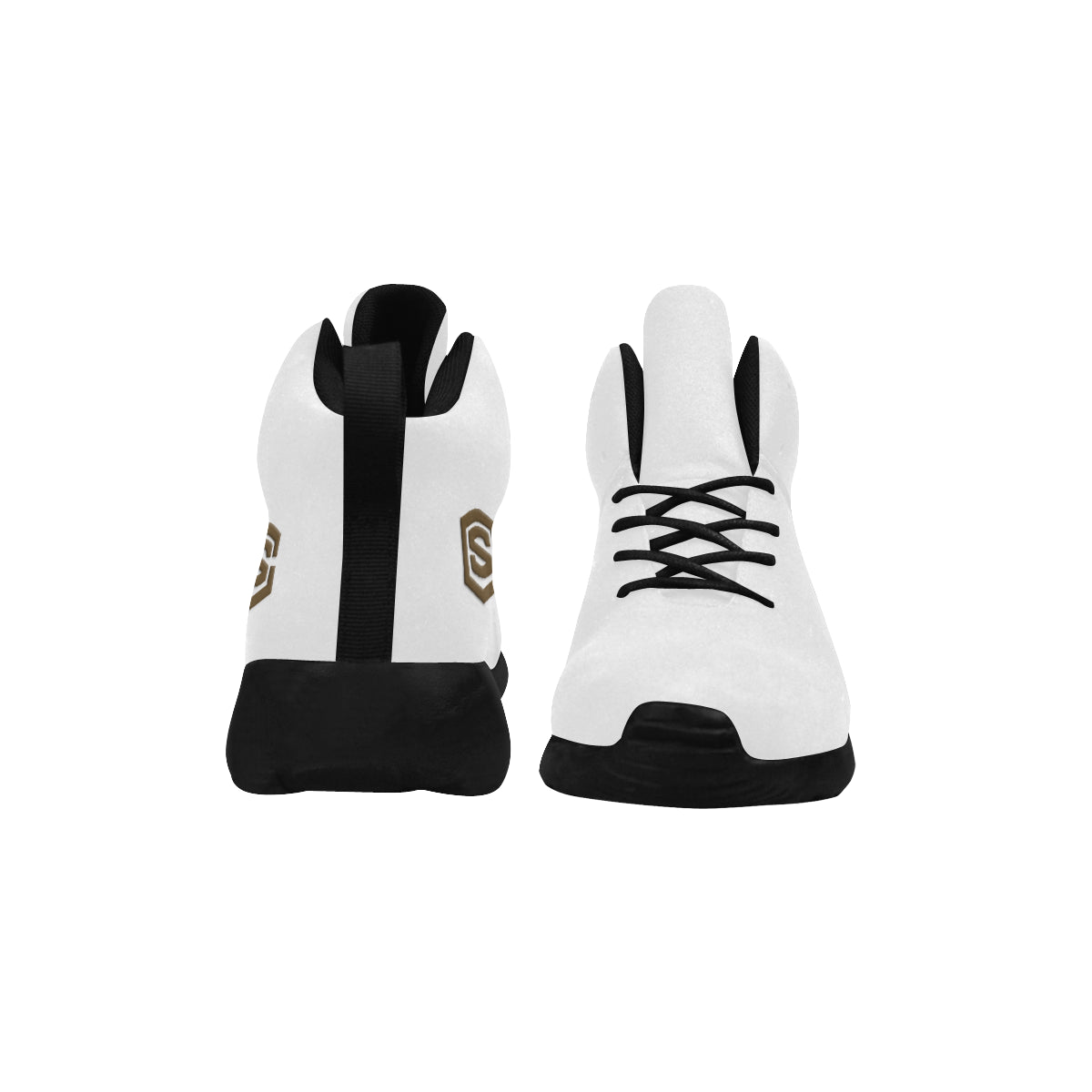 brown logo Men's Chukka Training Shoes (Model 57502)