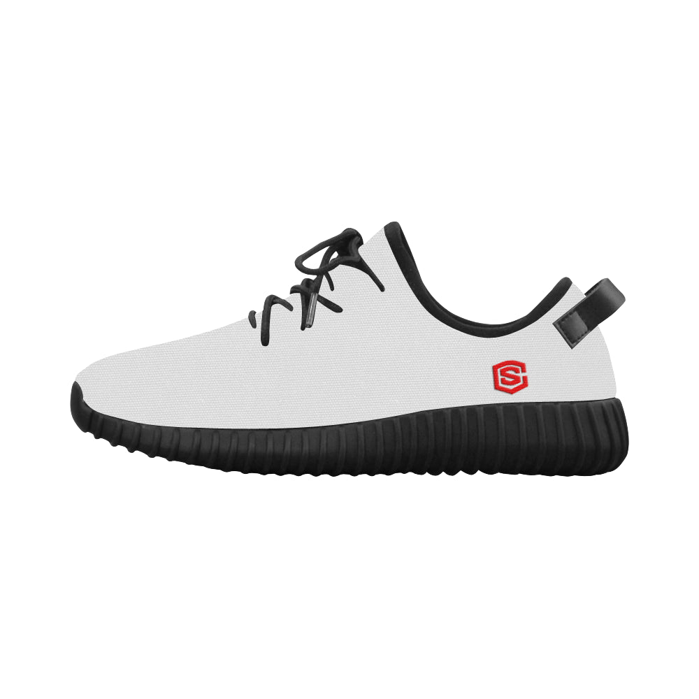 red logo Grus Men's Breathable Woven Running Shoes (Model 022)