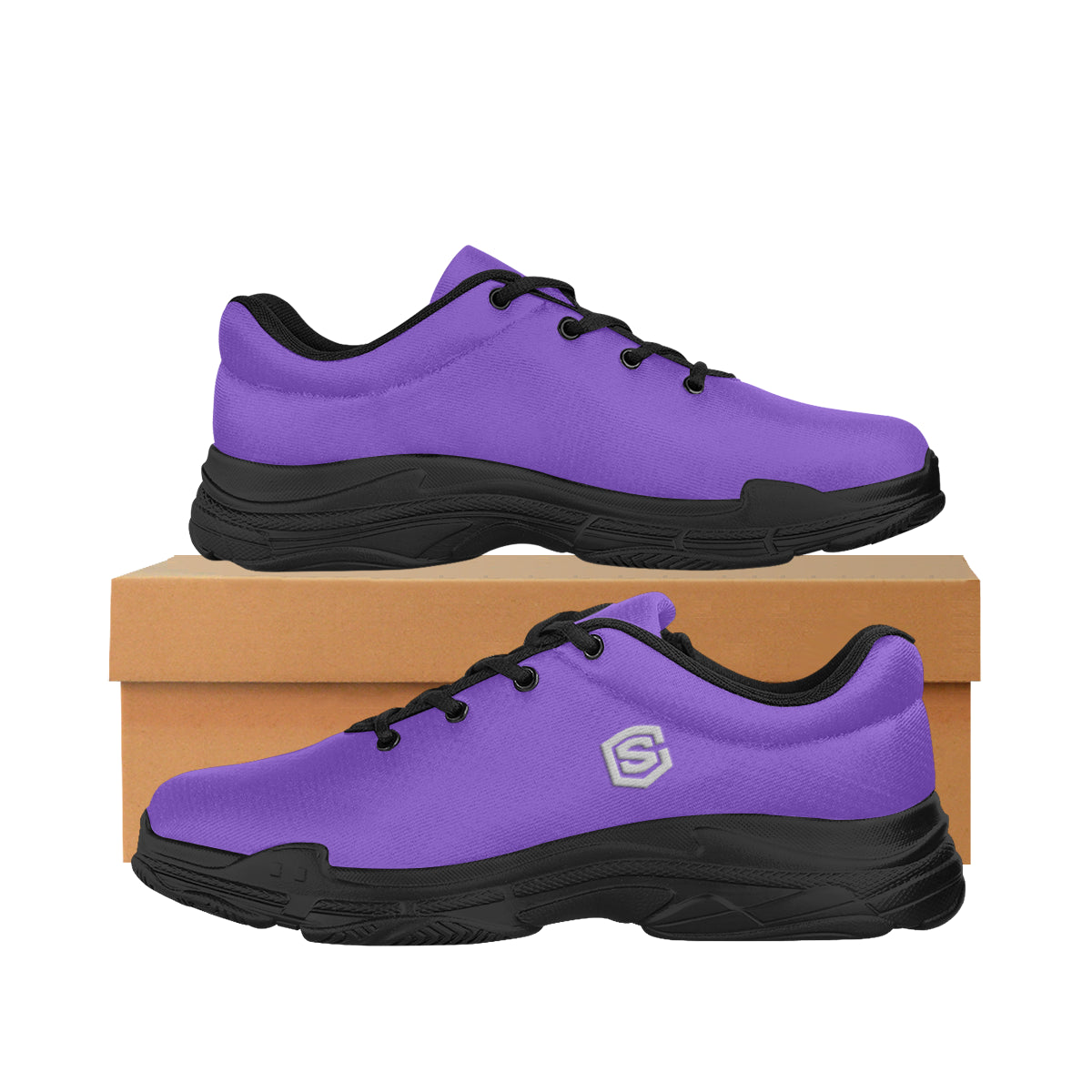 silver logo Lyra Men's Running Shoes (Model 058)