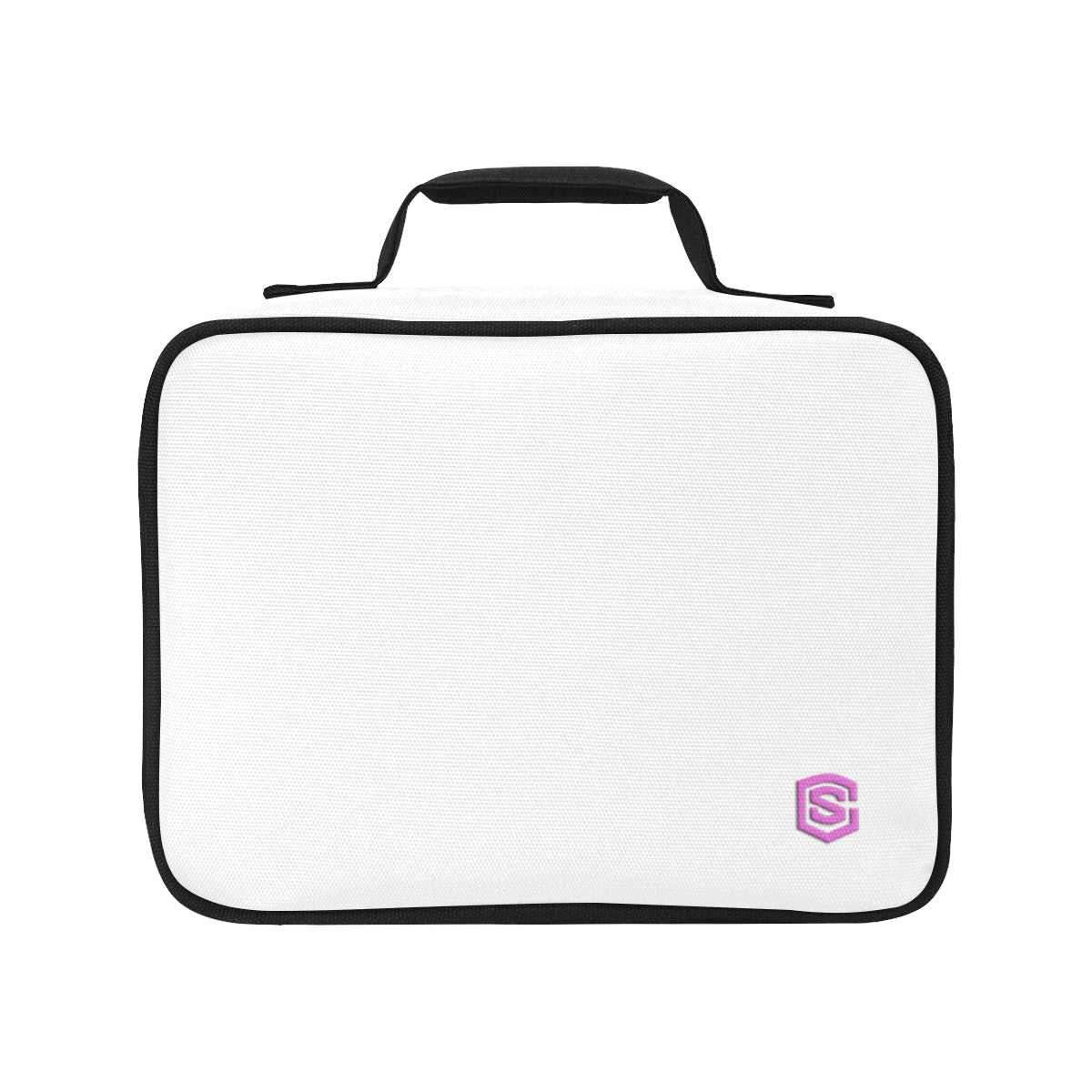 LIGHT GRAY PROTABLE STORAGE BAG pink logo Portable Storage Bag (Model 1690)