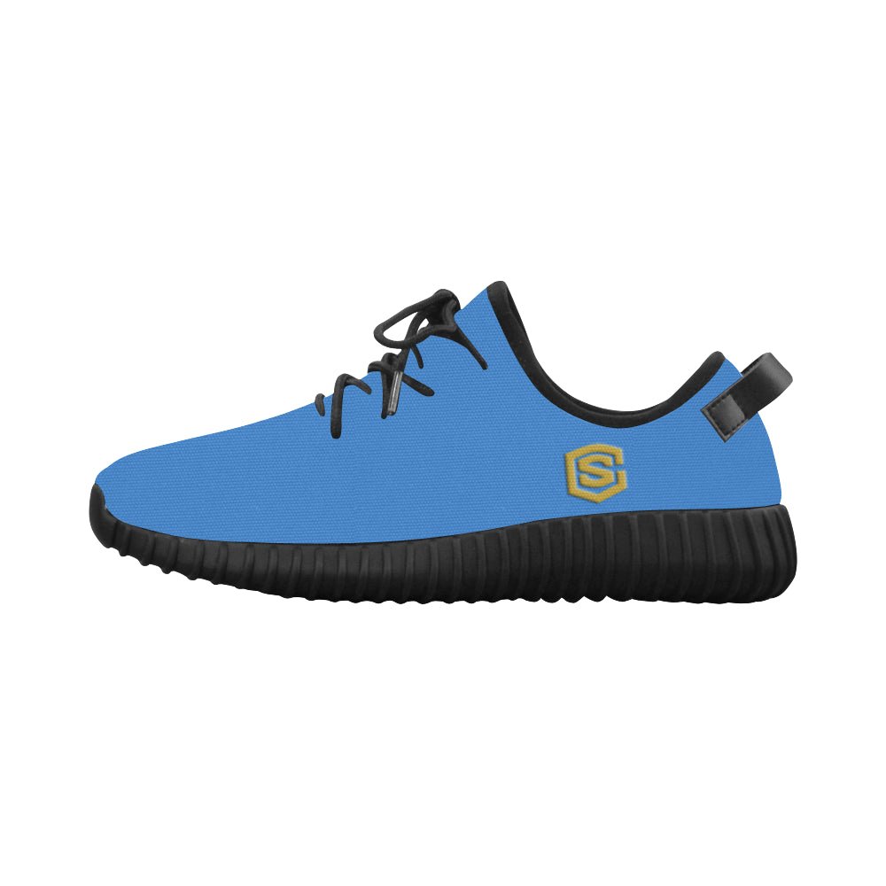 gold logo Grus Men's Breathable Woven Running Shoes (Model 022)