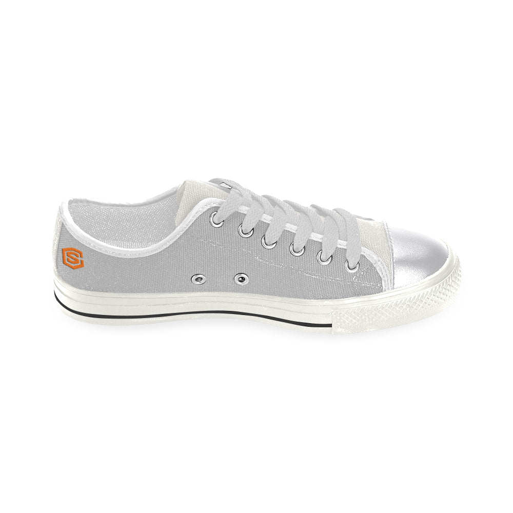 orange logo Women's Classic Canvas Shoes (Model 018)