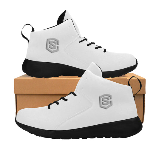 silver logo Men's Chukka Training Shoes (Model 57502)