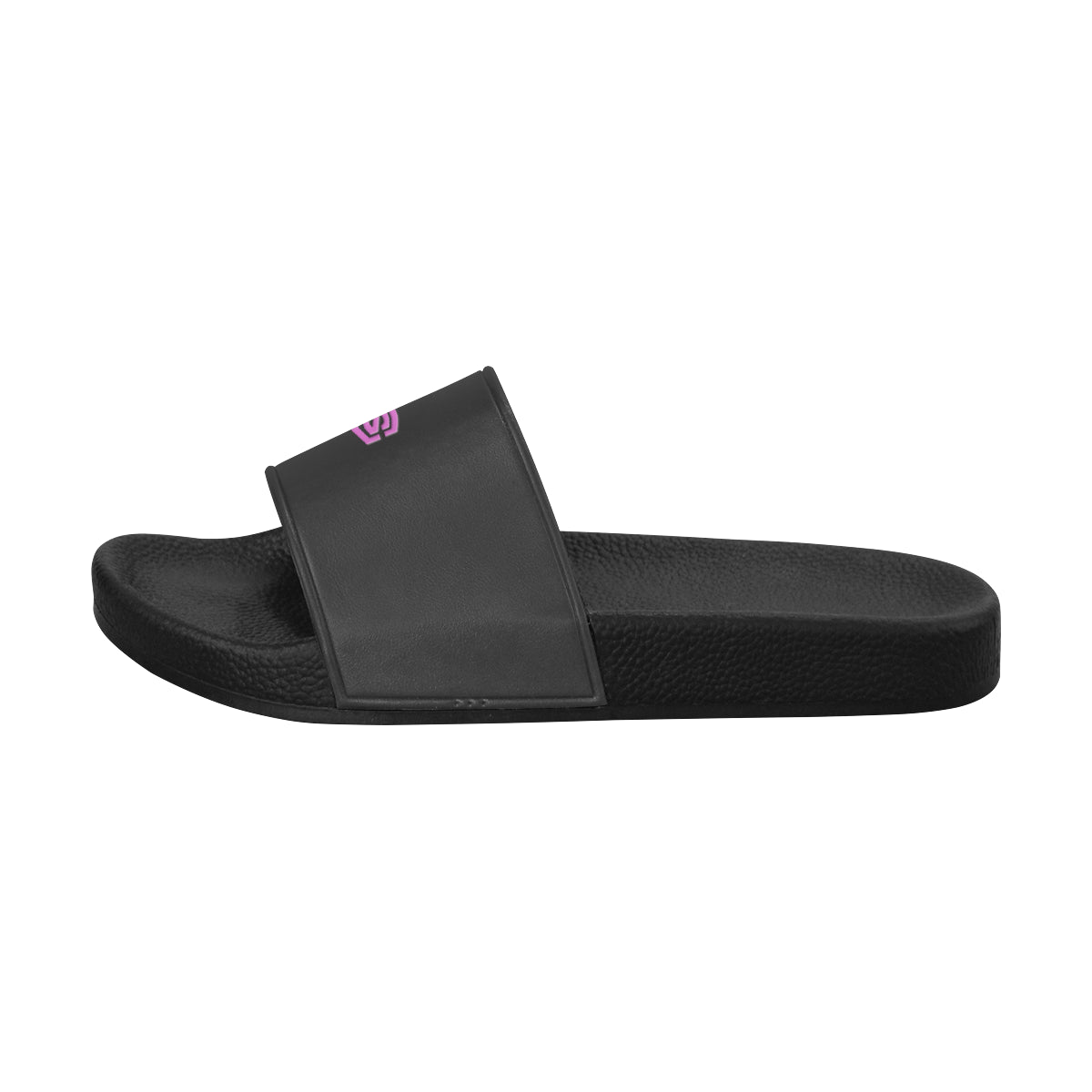 pink logo Women's Slide Sandals (Model 057)