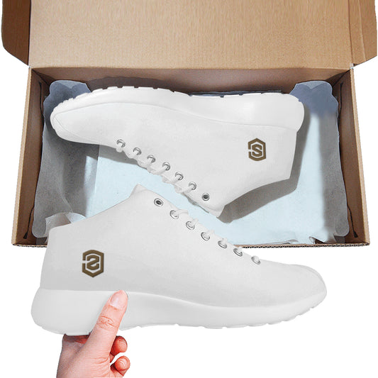 brown logo Men's Basketball Training Shoes (Model 47502)