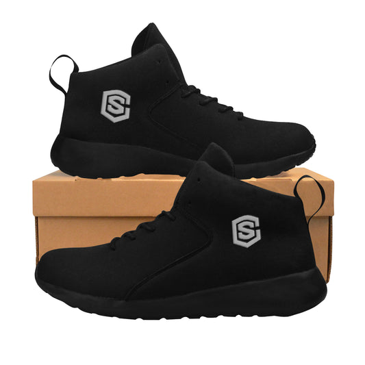 silver logo Men's Chukka Training Shoes (Model 57502)