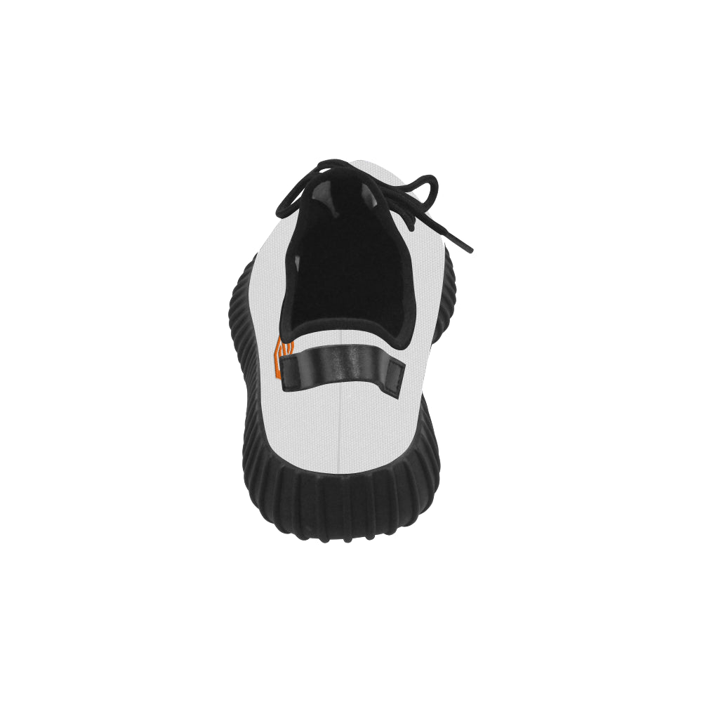 orange logo Grus Men's Breathable Woven Running Shoes (Model 022)