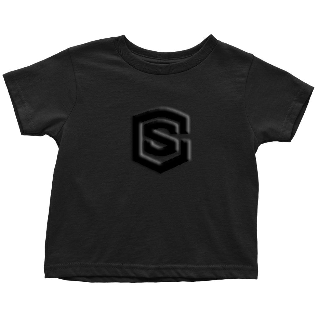 Toddler T-Shirt WITH  BLACK LOGO