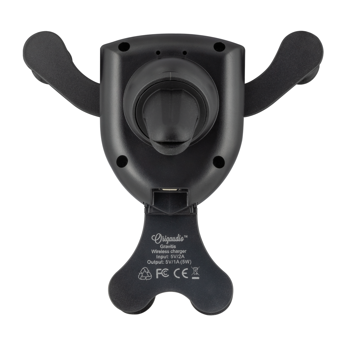 Personalized Gravitis - Wireless Car Charger WITH BLACK  LOGO