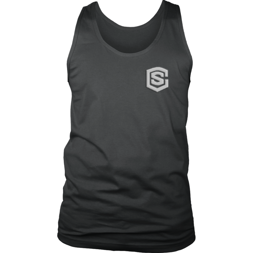 District Mens Tank WITH SILVER LOGO