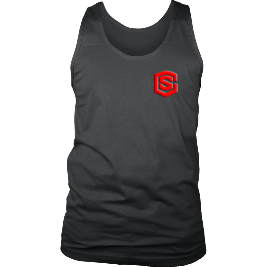 District Mens Tank WITH RED LOGO