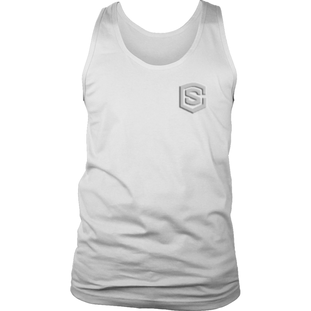 District Mens Tank WITH SILVER LOGO