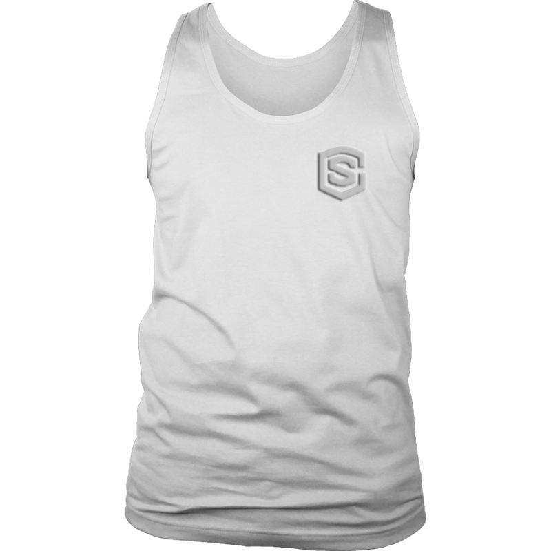 District Mens Tank WITH SILVER LOGO