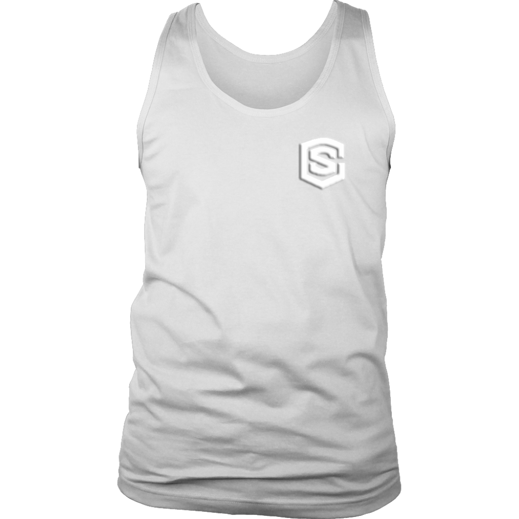 District Mens Tank WITH WHITE LOGO