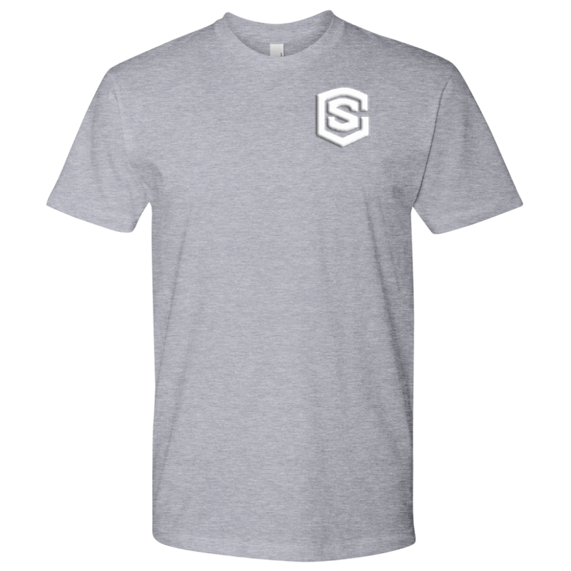Next Level Mens Shirt WITH WHITE LOGO