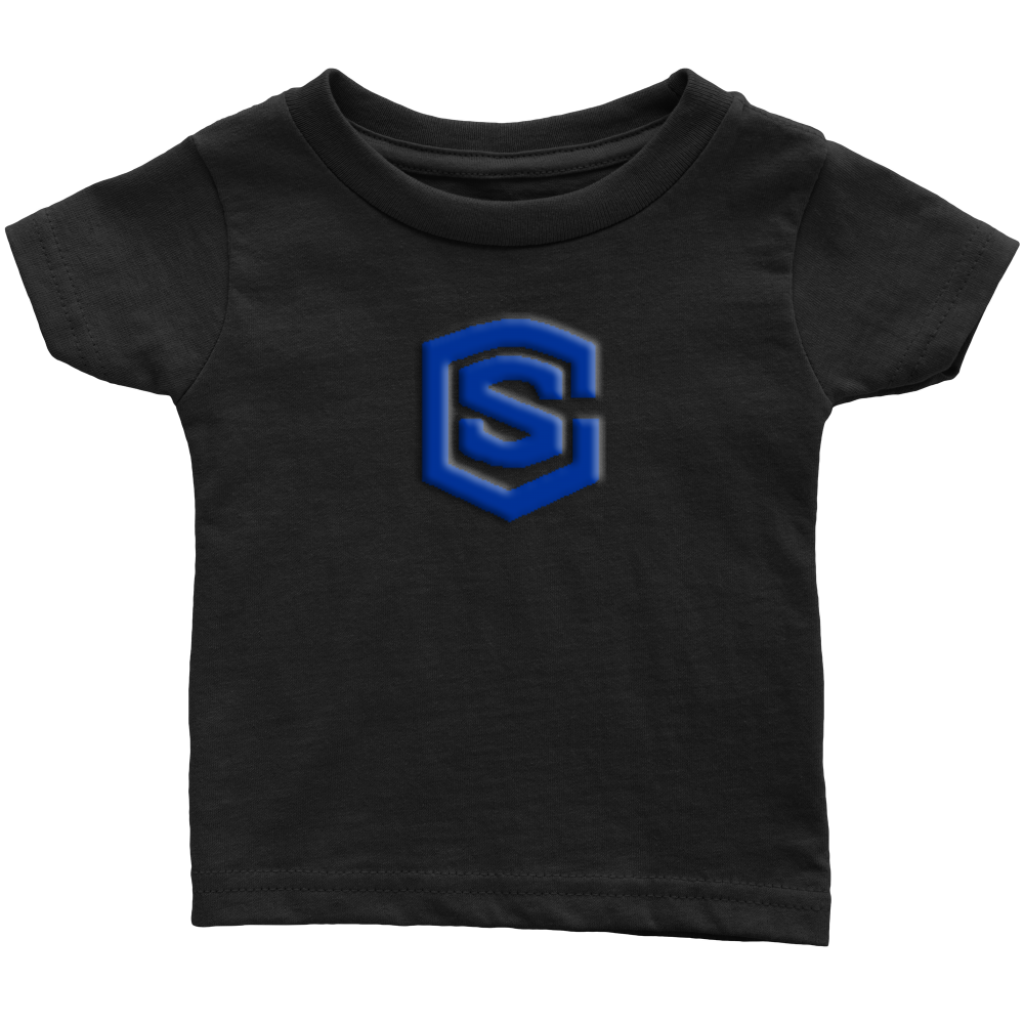 Infant T-Shirt WITH BLUE LOGO