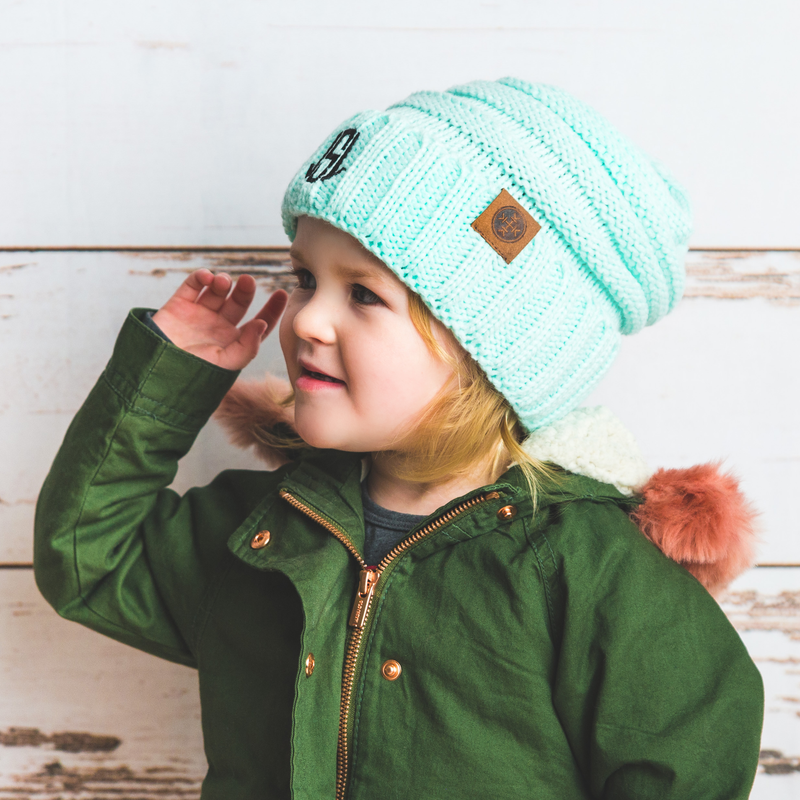 Monogram Kids Beanies