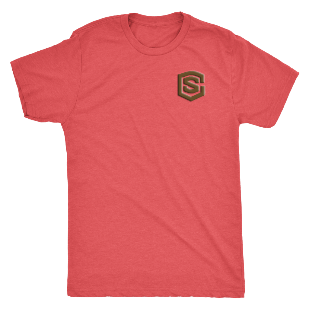 Next Level Mens Triblend WITH BROWN LOGO