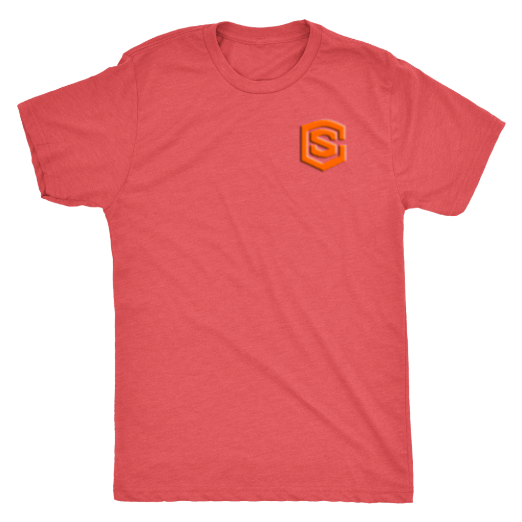 Next Level Mens Triblend WITH ORANGE LOGO