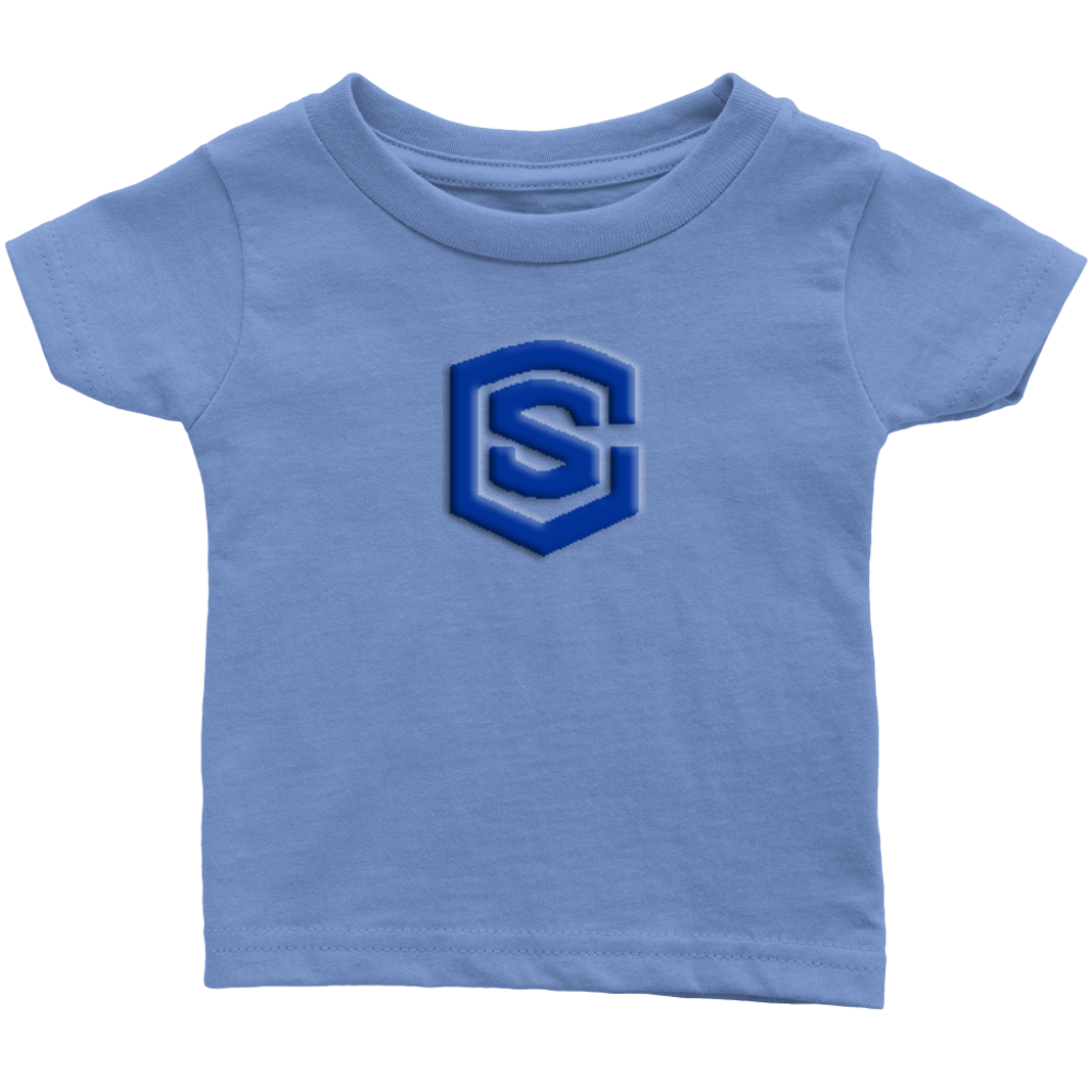Infant T-Shirt WITH BLUE LOGO
