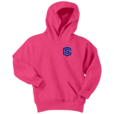 Youth Hoodie WITH BLUE  LOGO