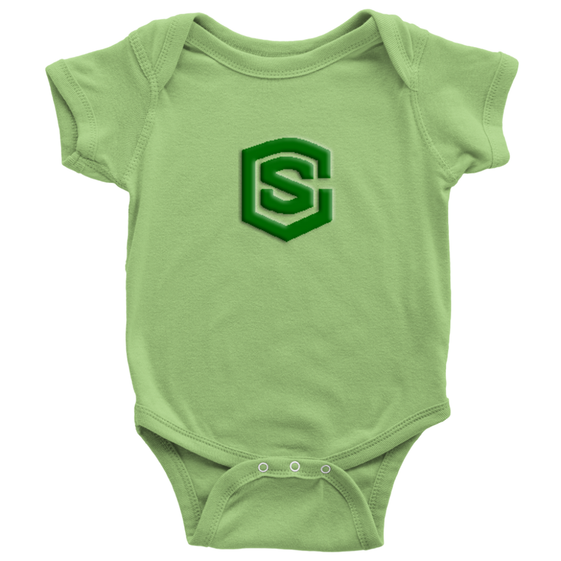 Baby Bodysuit WITH GREEN LOGO