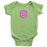 Baby Bodysuit WITH PINK LOGO