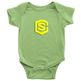 Baby Bodysuit WITH YELLOW LOGO