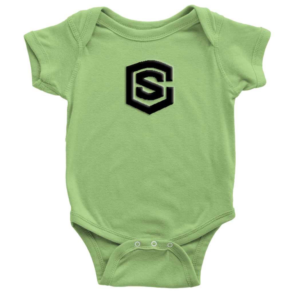 Baby Bodysuit WITH BLACK LOGO