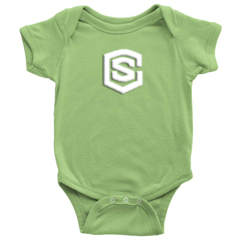 Baby Bodysuit WITH WHITE LOGO